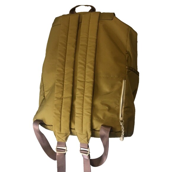 Madewell MWL Small crossbody market bag/backpack, gold with rose mesh pockets - Picture 3 of 12